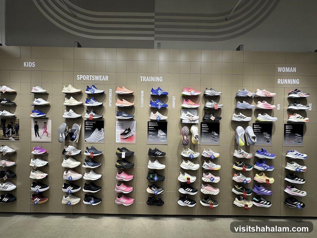 Adidas Shoe Display