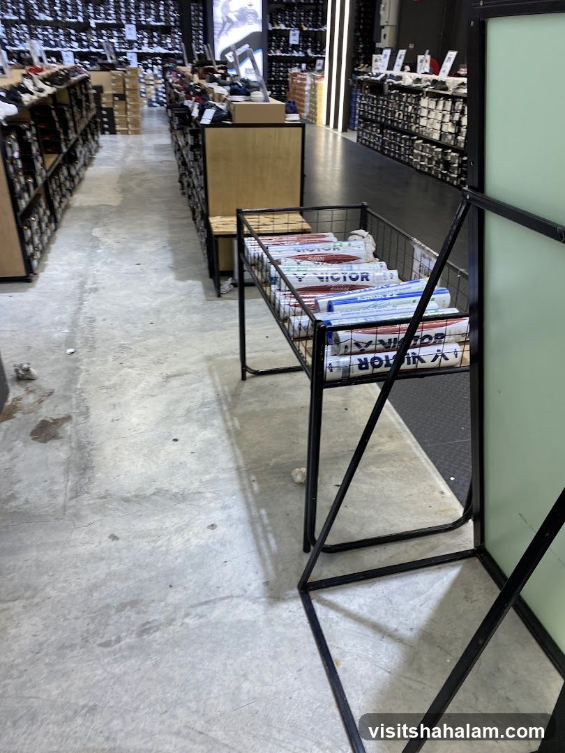 Sports Equipment Store Interior