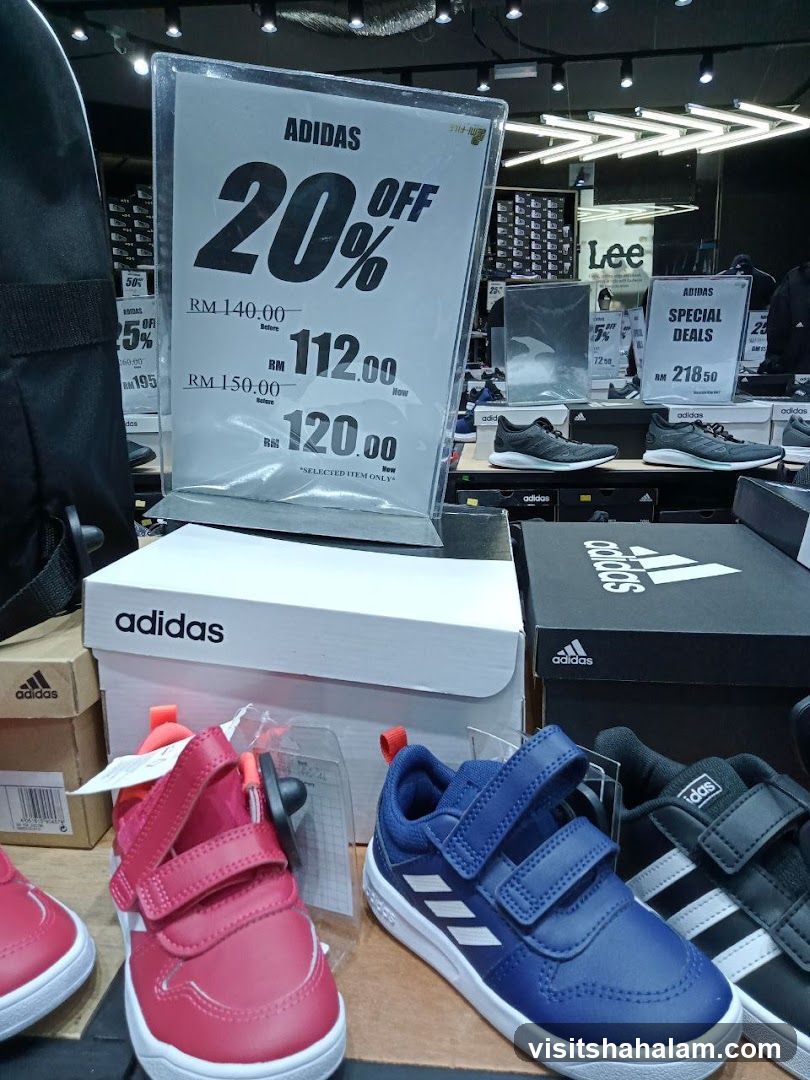 Adidas Sale Sign