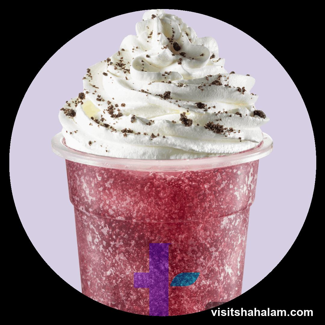 Berry Slush with Whipped Cream