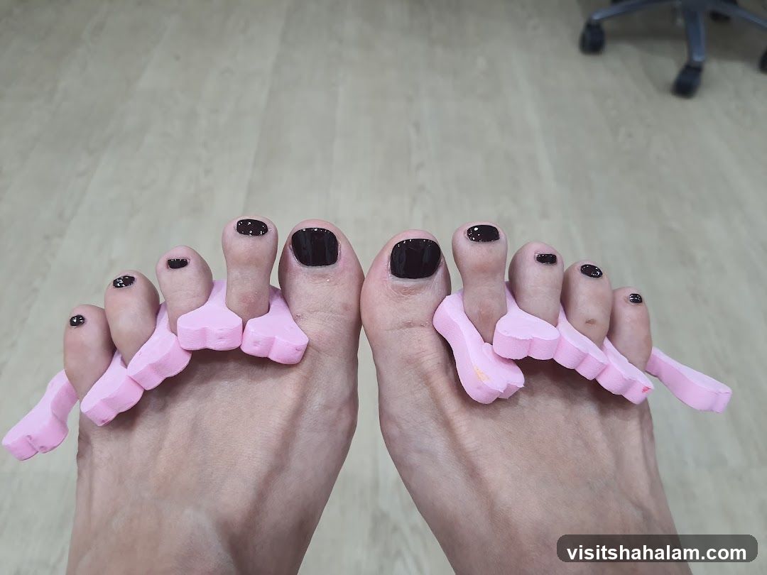 Pedicure Preparation