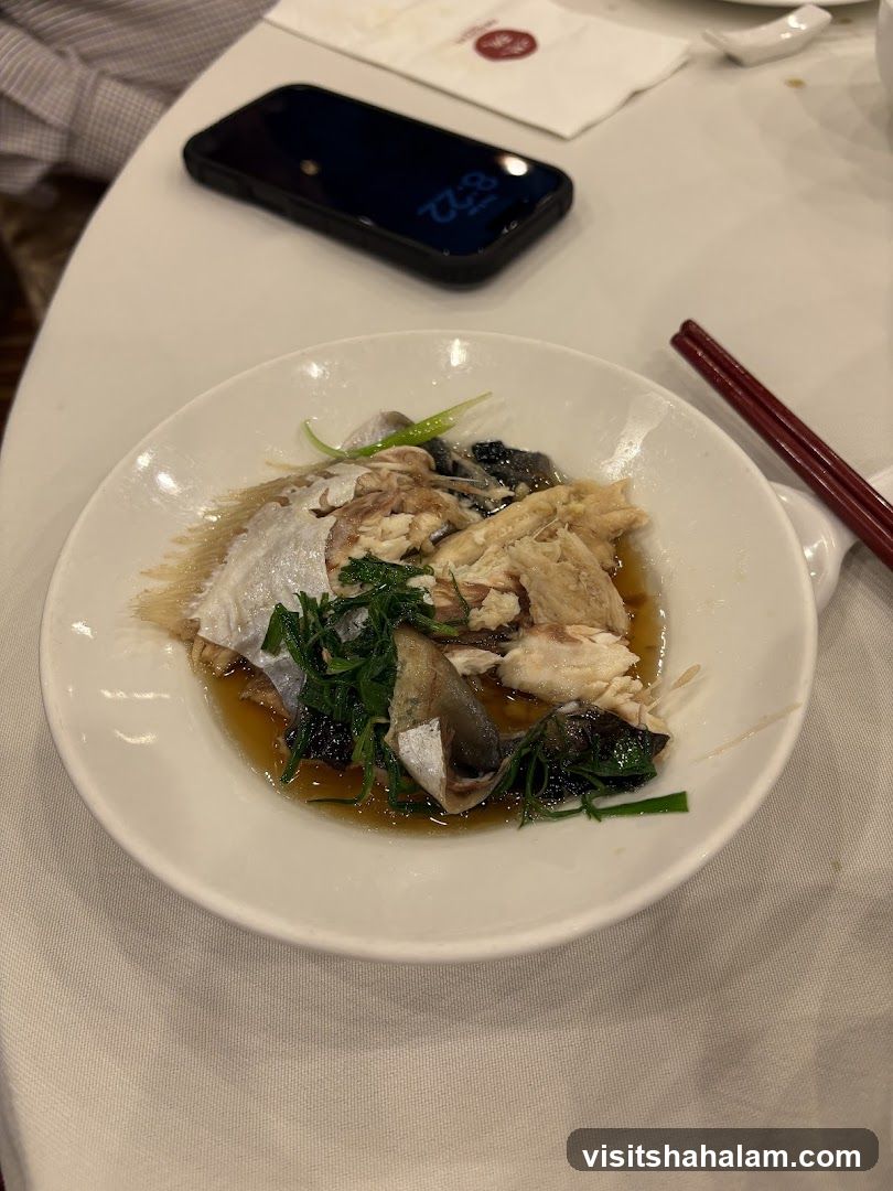 Steamed Fish Dish