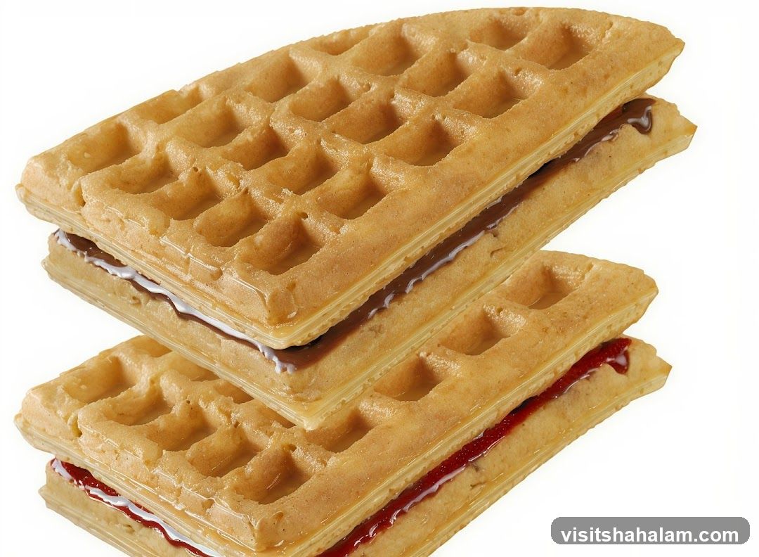 Two Waffles with Fillings