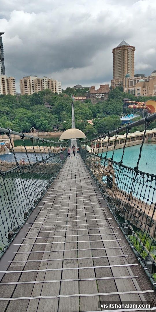 Suspension Bridge at Sunway Lagoon