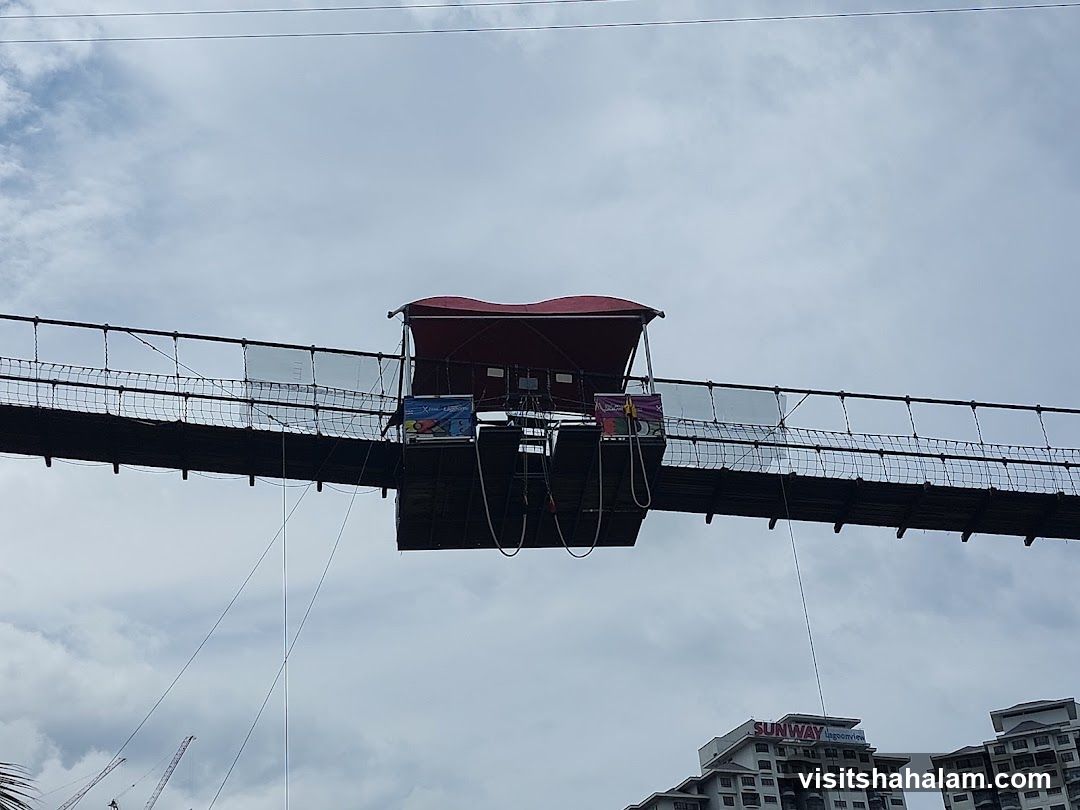 Bungee Jump Platform on Bridge