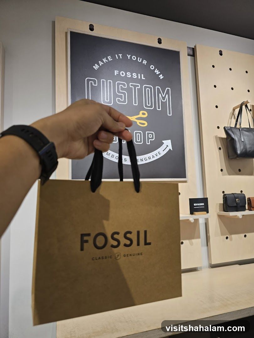 Fossil Custom Shop Display