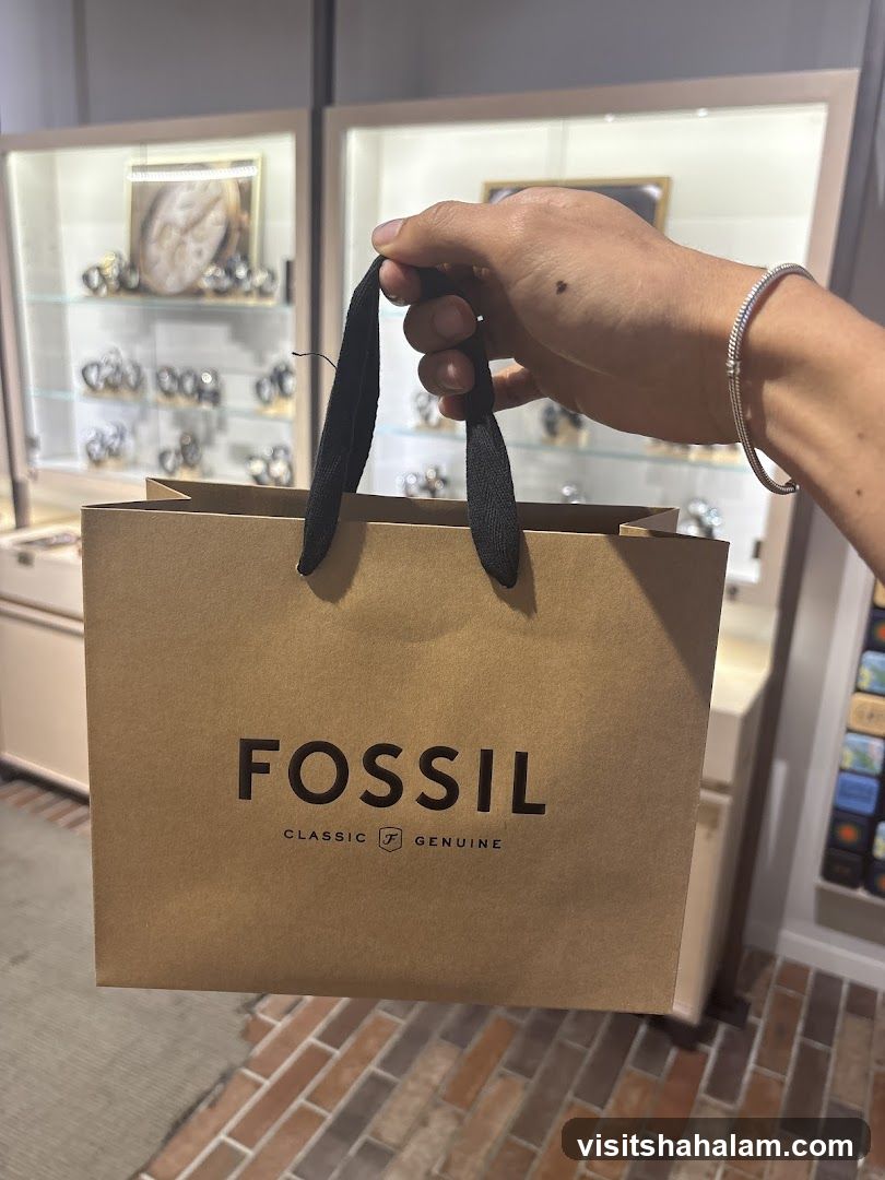 Fossil Shopping Bag