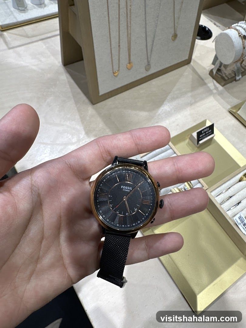 Fossil Watch Display