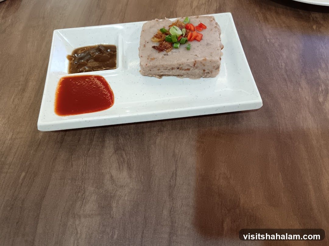Savory Square with Sauces