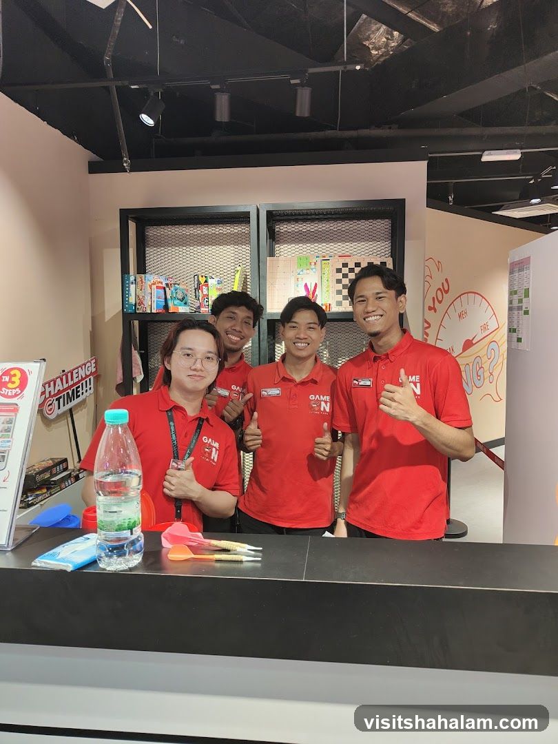 Staff at Game Store