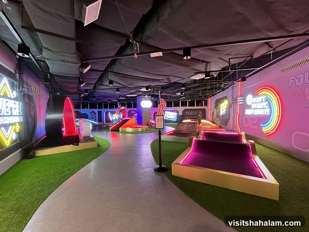 Indoor Mini Golf Course
