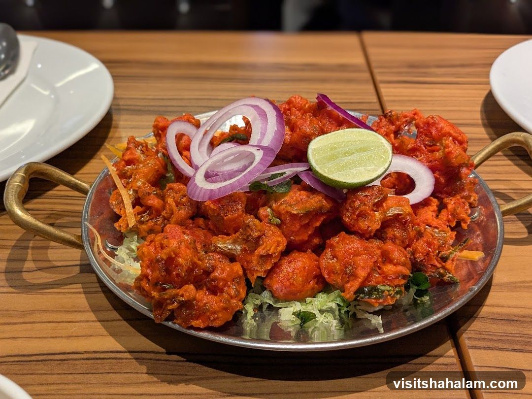 Indian Appetizer with Lime and Onions