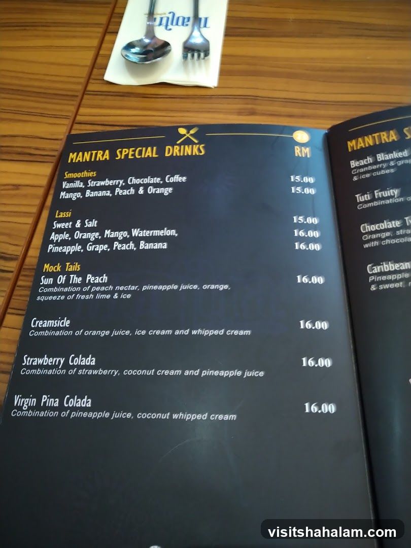 MANTRA SPECIAL DRINKS