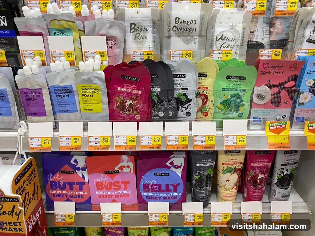 Skincare Products Display