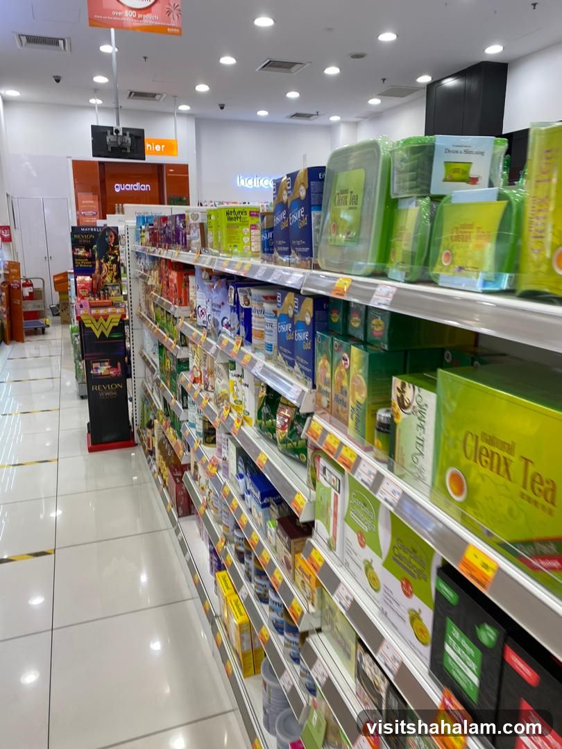 Health and Beauty Store Aisles