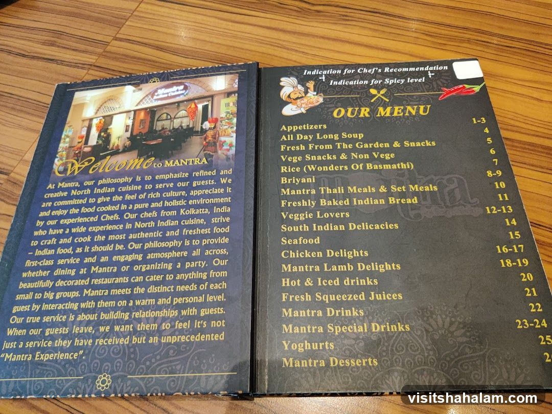 OUR MENU