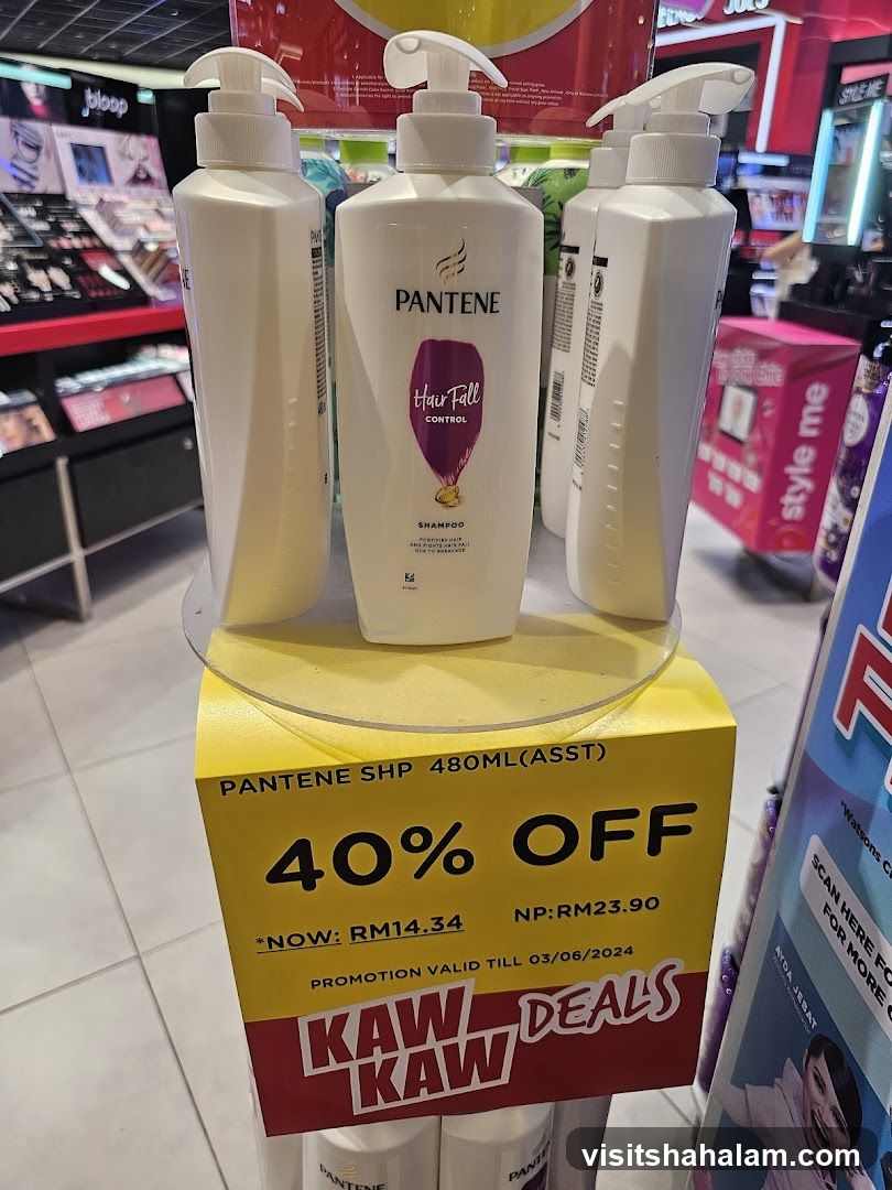 Pantene Hair Fall Control Shampoo Promotion