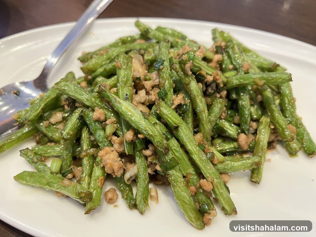 Stir-fried Green Beans with Minced Pork