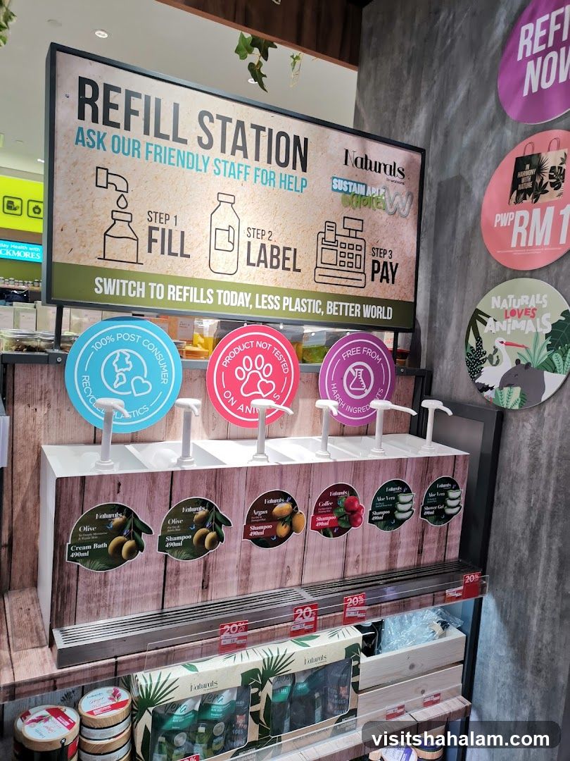 Refill Station Display
