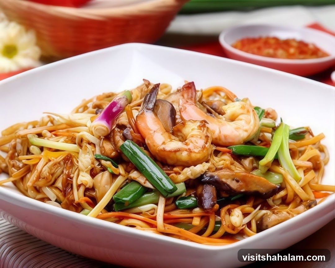 Shrimp and Vegetable Noodles