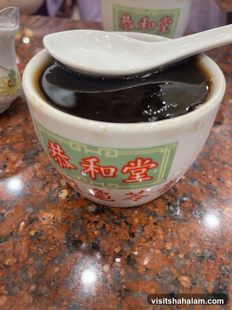 Grass Jelly Dessert