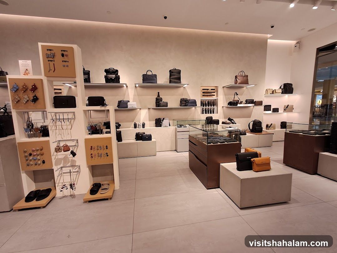 Leather Goods Store Display