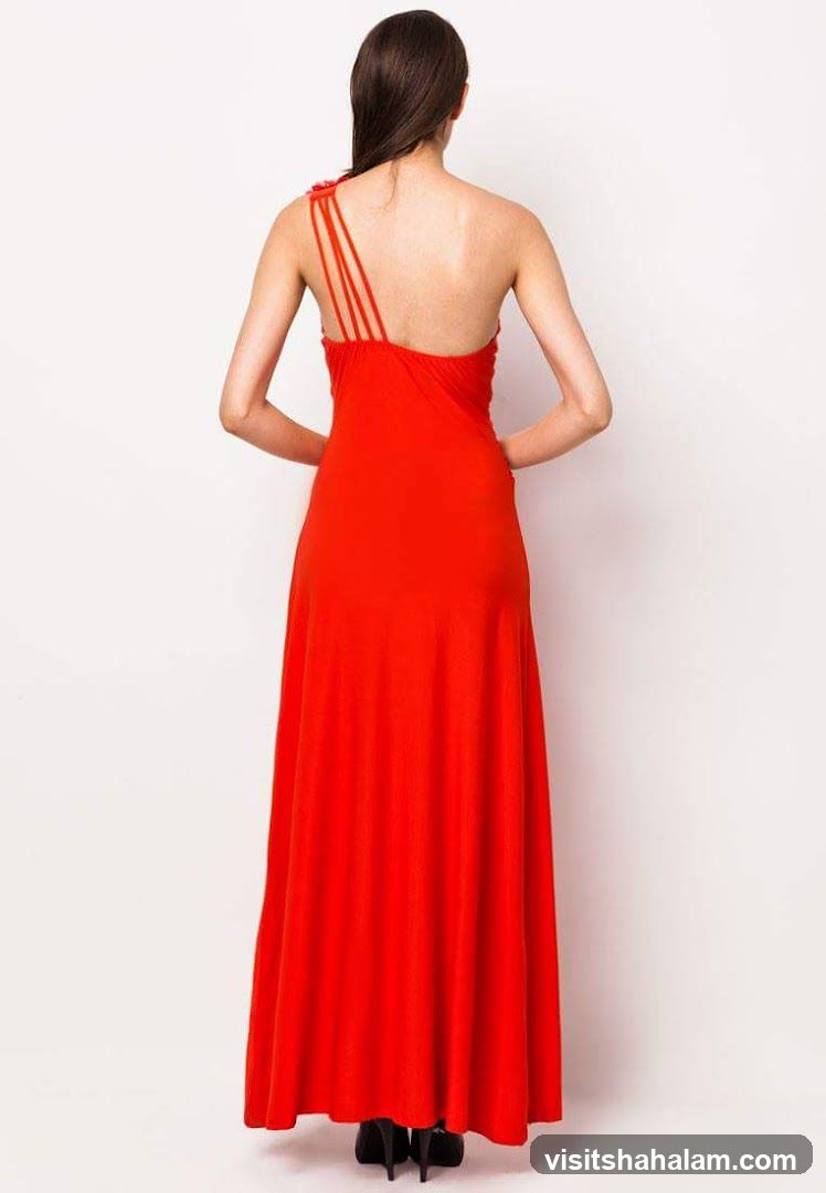 Woman in Red Dress