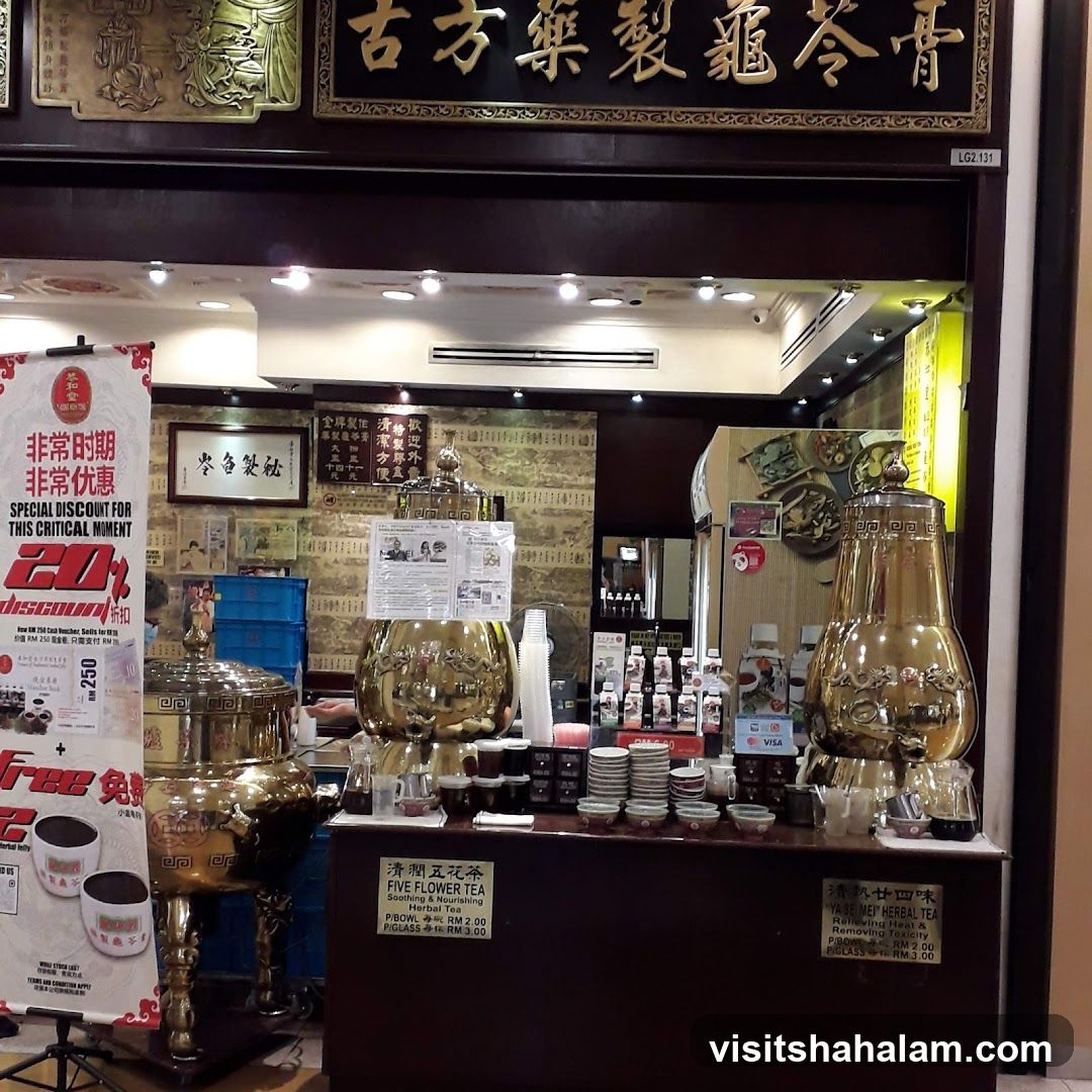 Herbal Tea Shop Counter