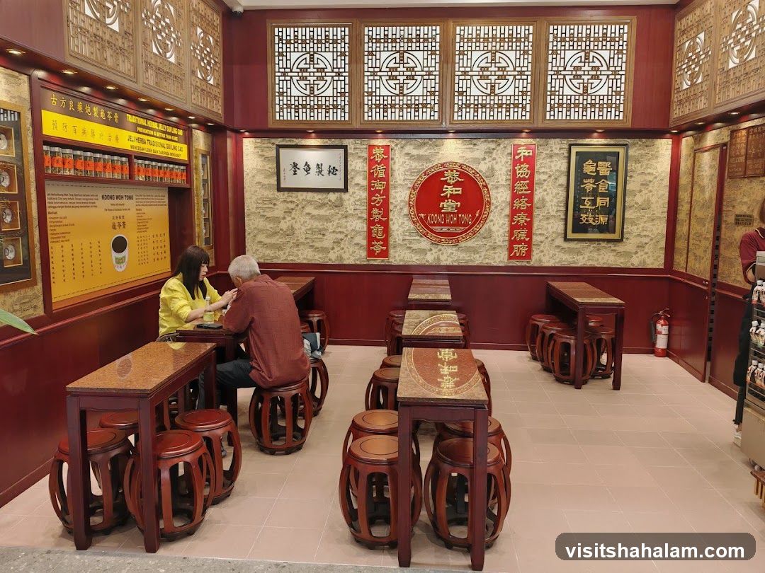 Traditional Herbal Shop Interior