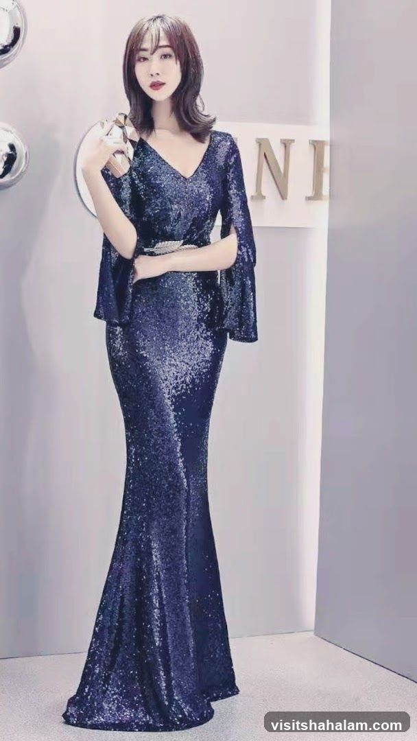 Woman in Sequin Dress
