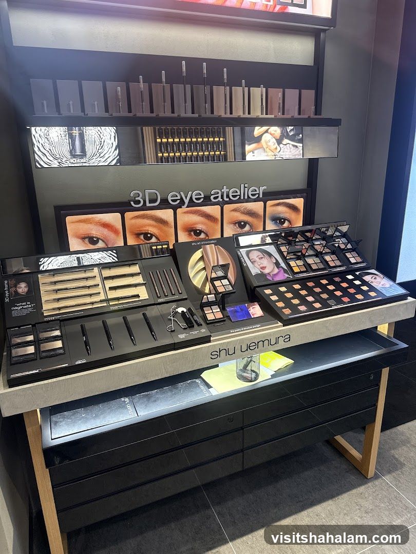 Shu Uemura Makeup Display