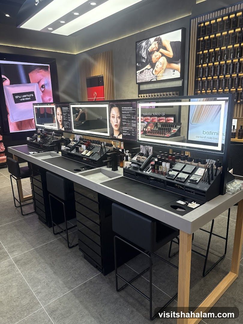 Makeup Display Counter