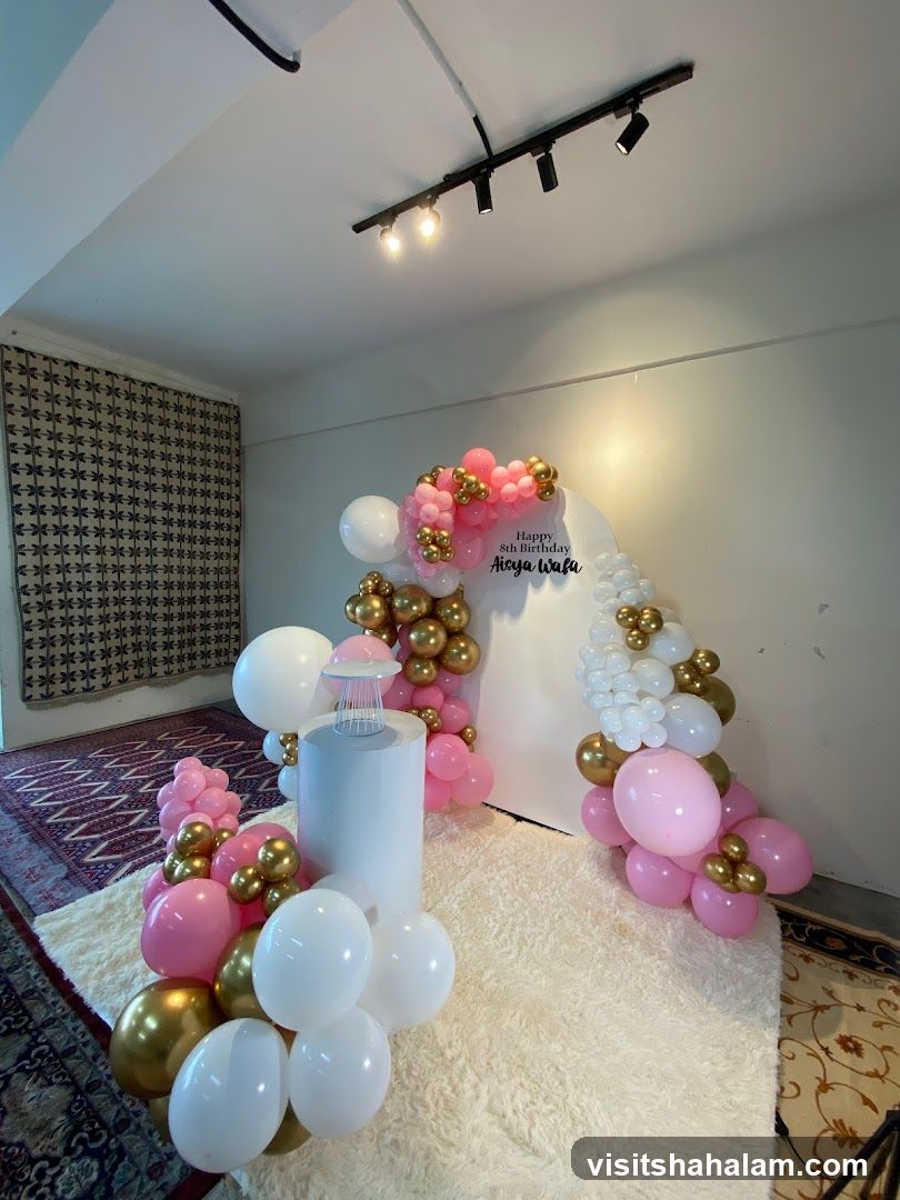 Birthday Balloon Arch