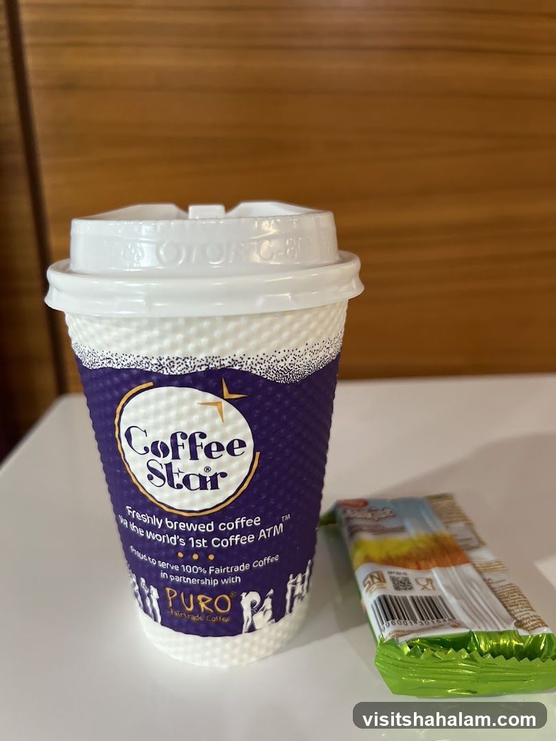 Coffee Cup and Snack