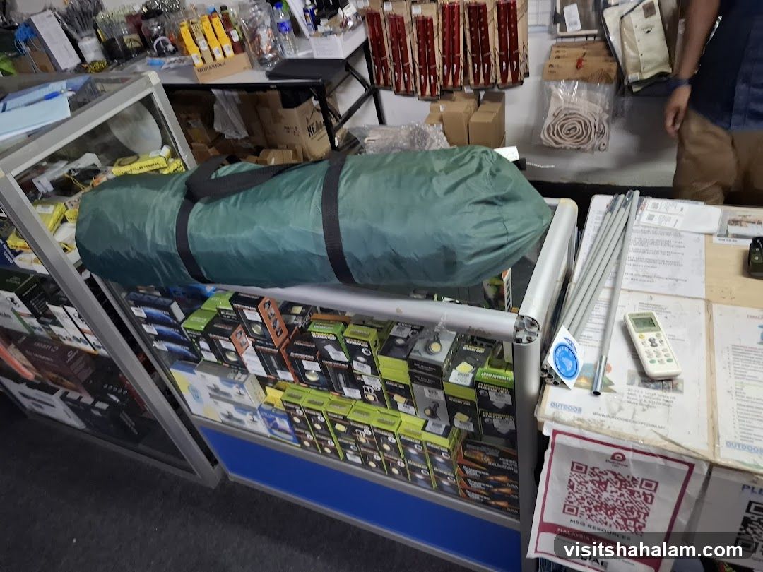 Camping Gear Display