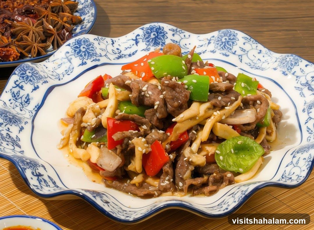 Beef Stir-fry with Peppers and Mushrooms