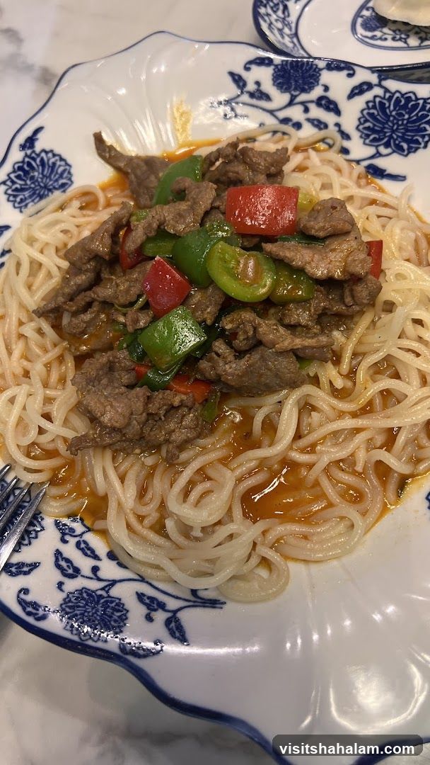 Beef and Pepper Noodles