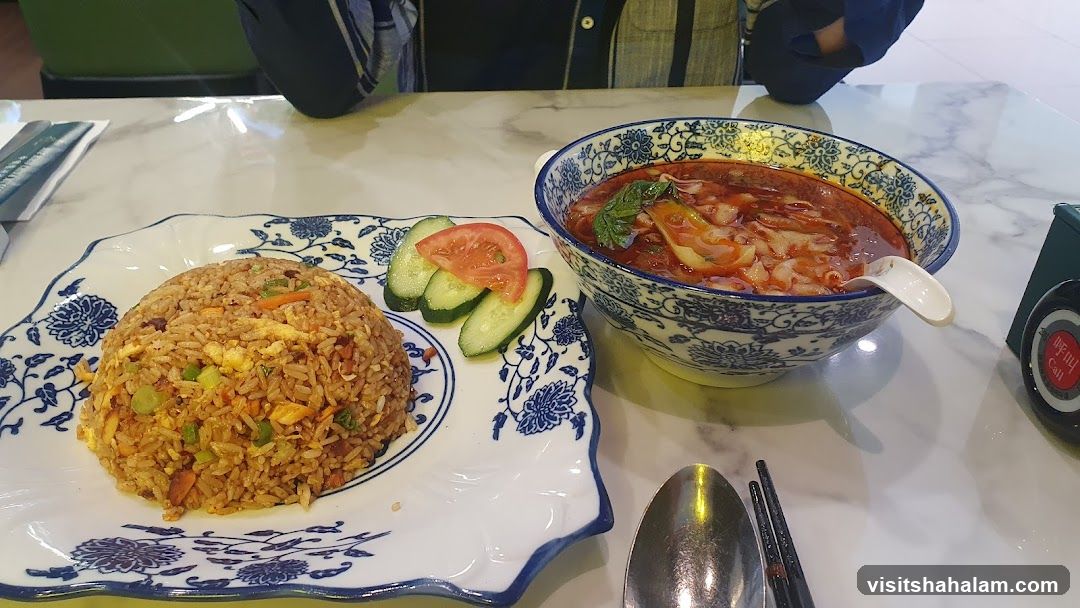 Fried Rice and Noodle Soup