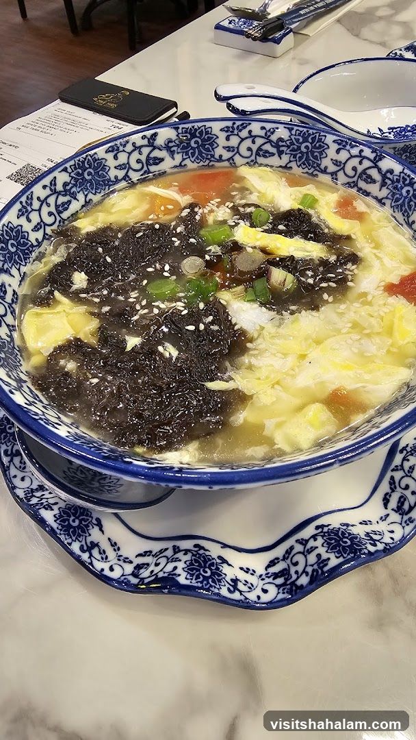 Egg Drop Soup with Seaweed