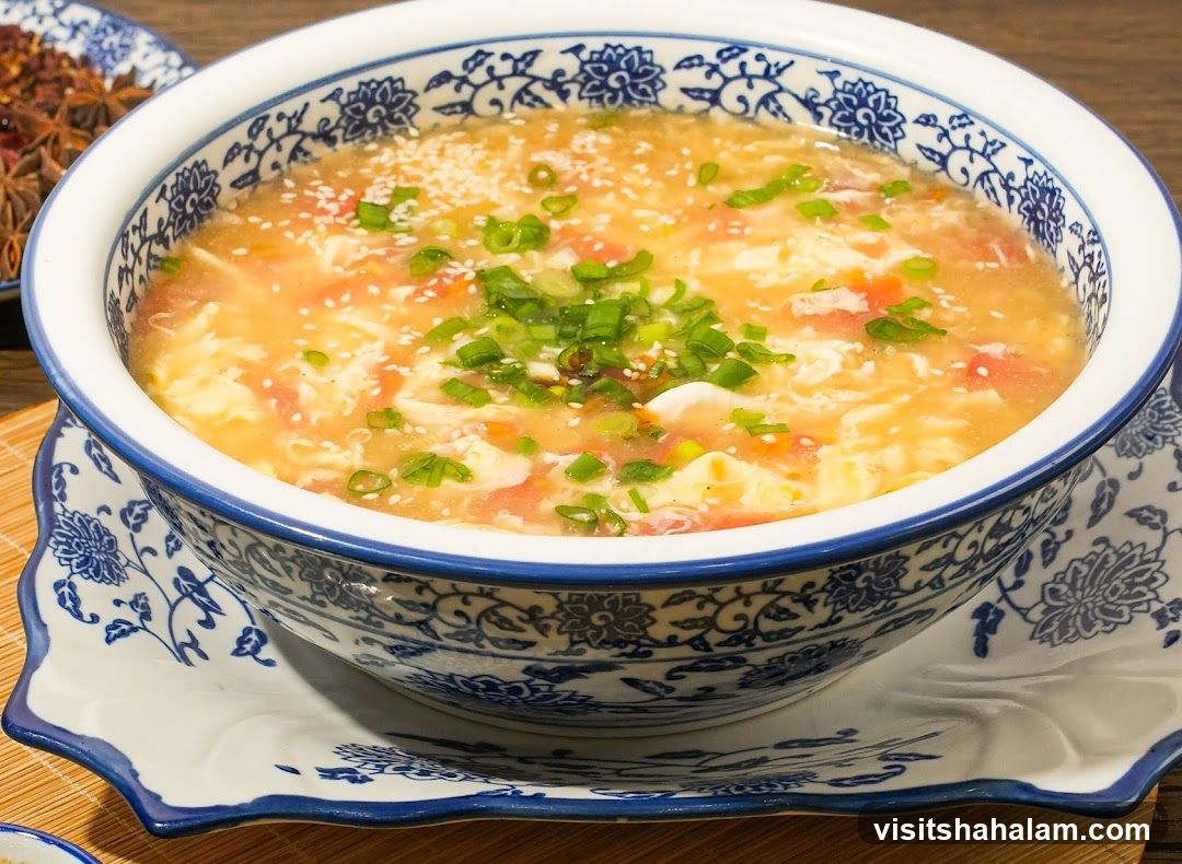 Tomato Egg Drop Soup