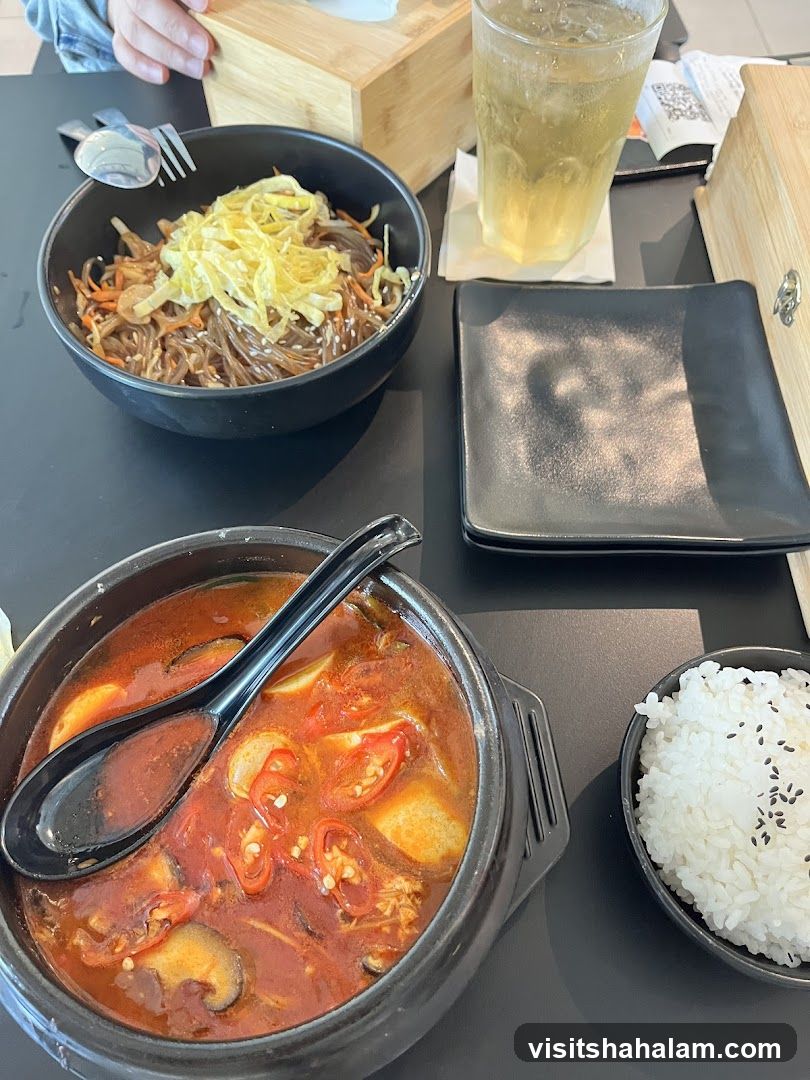 Korean Food Spread