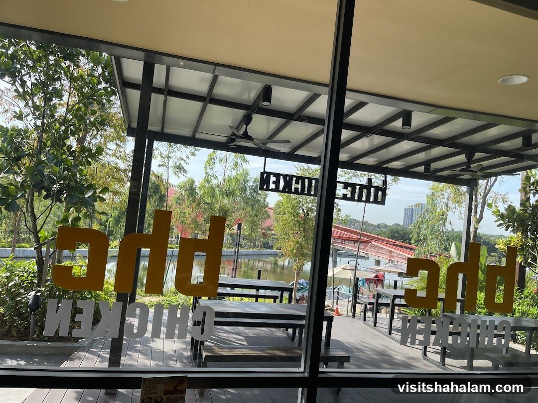 Outdoor Seating Area with Branding
