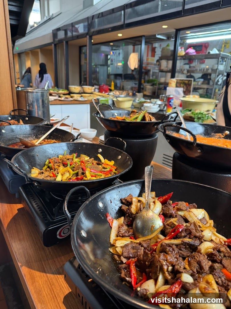 Buffet Food Display