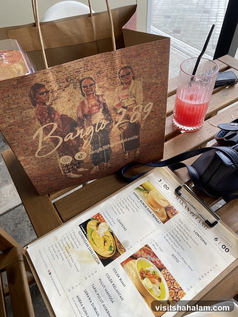 Bag and Menu