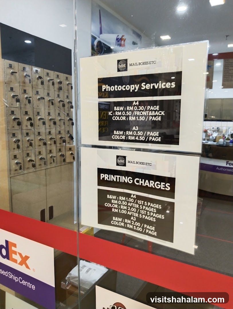 MBE Mail Boxes Etc. Photocopy and Printing Services
