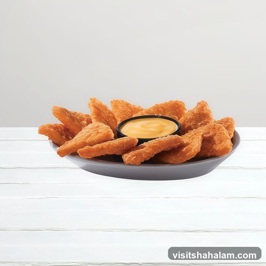Chicken Nuggets with Cheese Dip