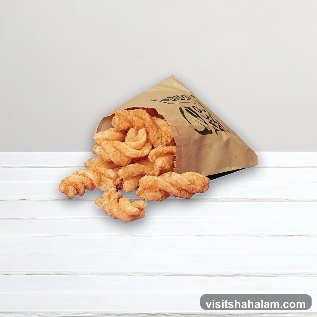 Fried Dough Twists in a Bag
