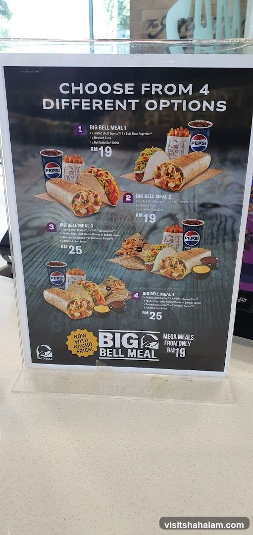 Taco Bell Big Bell Meals