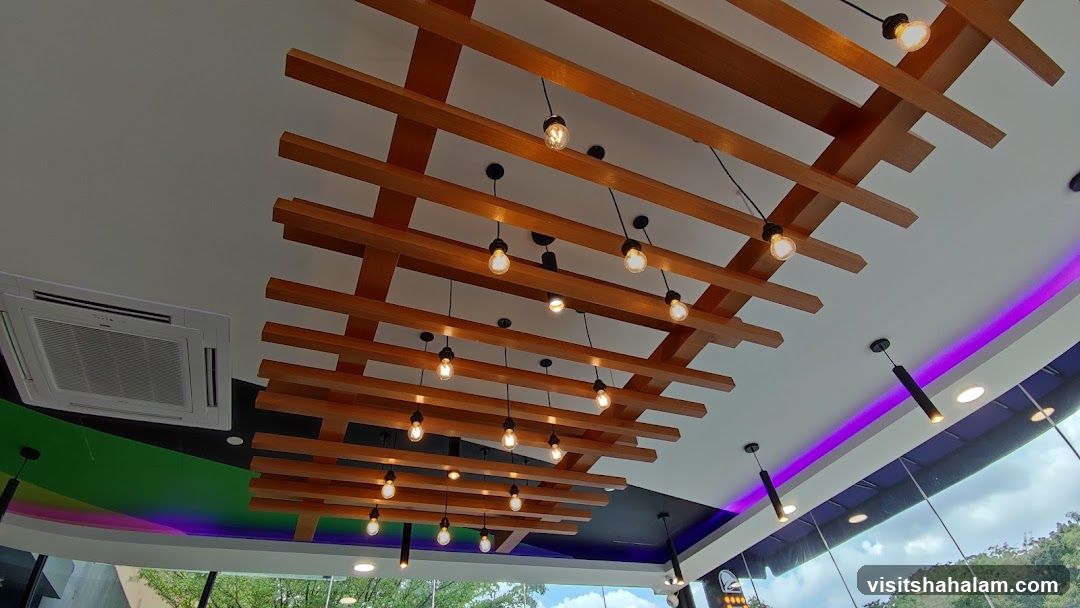 Modern Ceiling Design with Pendant Lights