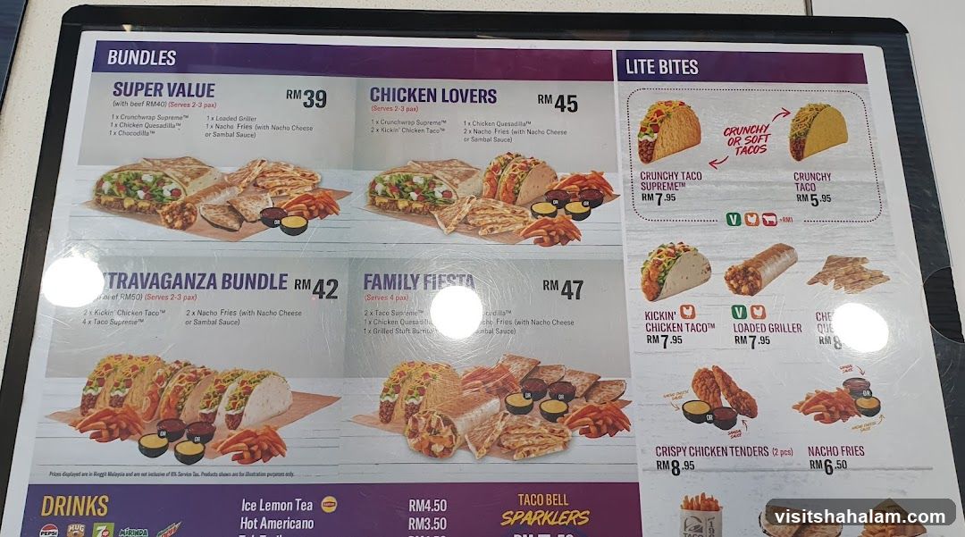 Taco Bell Menu